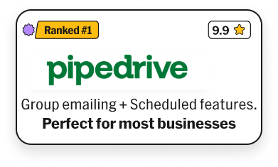 Pipedrive CRM banner