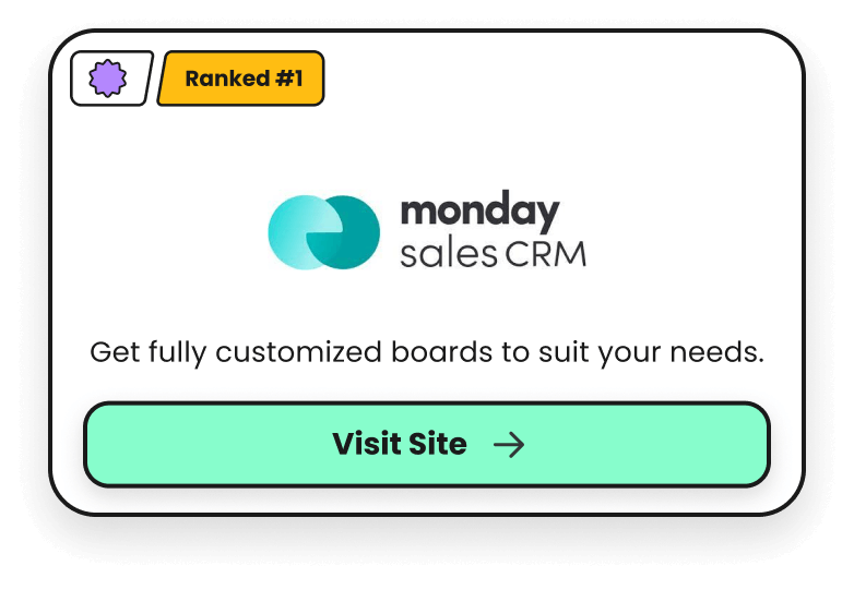 banner for monday.com sales crm